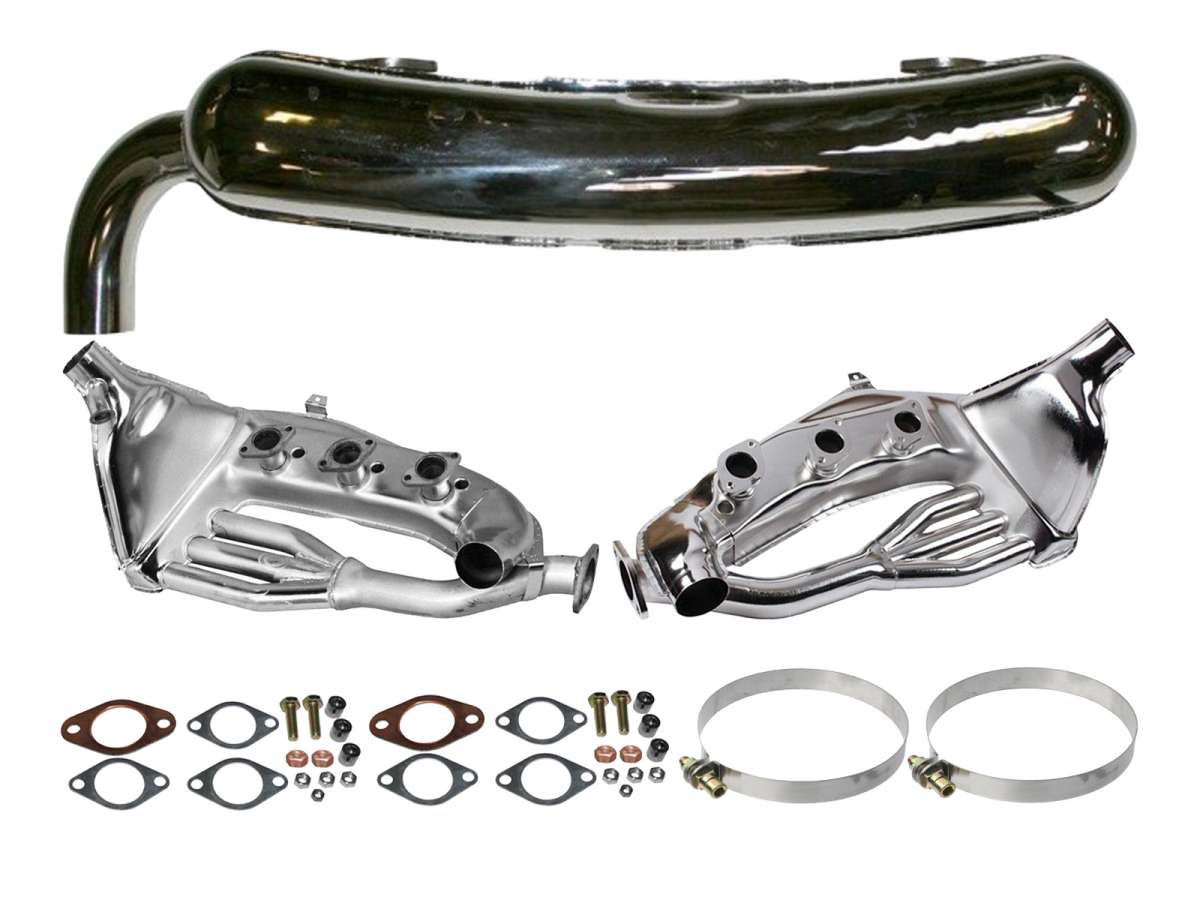PORSCHE Exhaust set for PORSCHE 911 F/G 2.4 2.7 stainless steel 928.423.349.01
