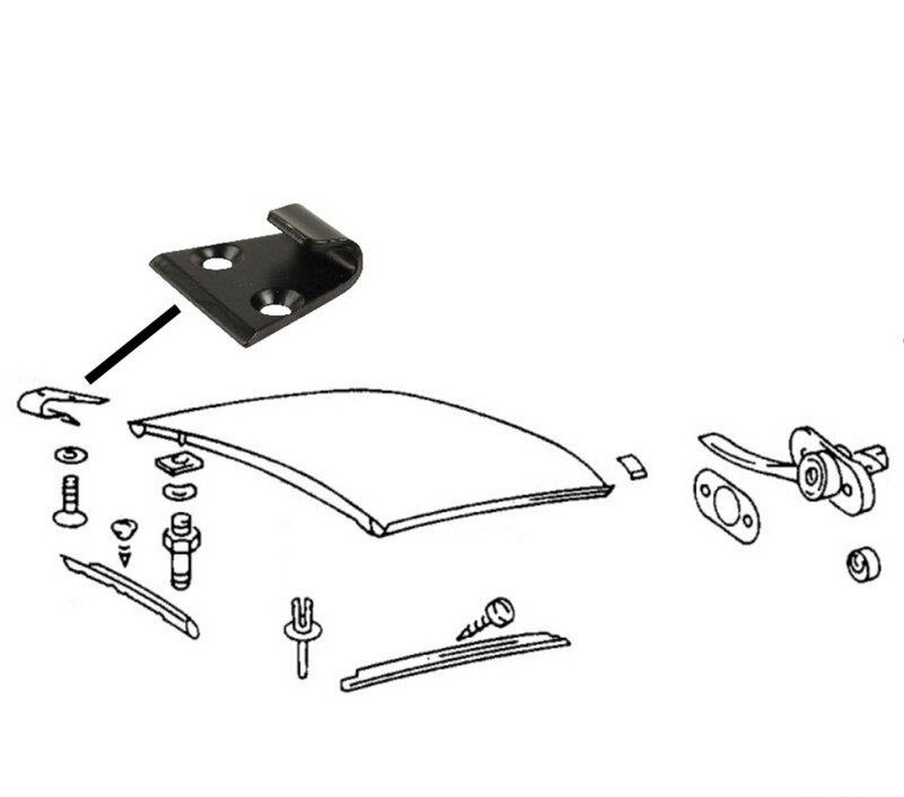 porsche-911-912-964-targa-roof-locking-bolt-1x-par_911-912_96456526501