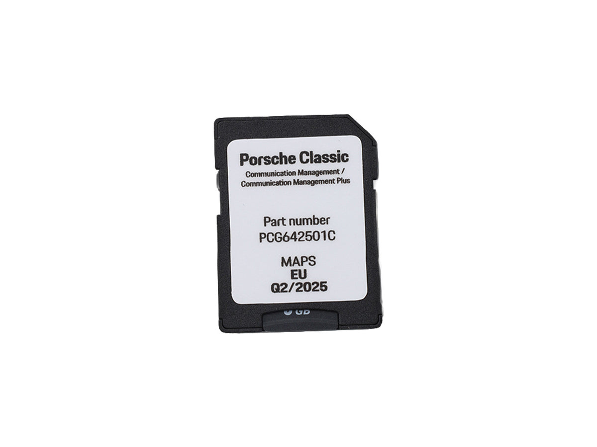 Porsche 911 912 912E 914 924 928 944 964 968 993 996 997 Boxster Cayenne Cayman 1963-13 PCCM Europe Navigation SD Card PCG642501C Porsche
