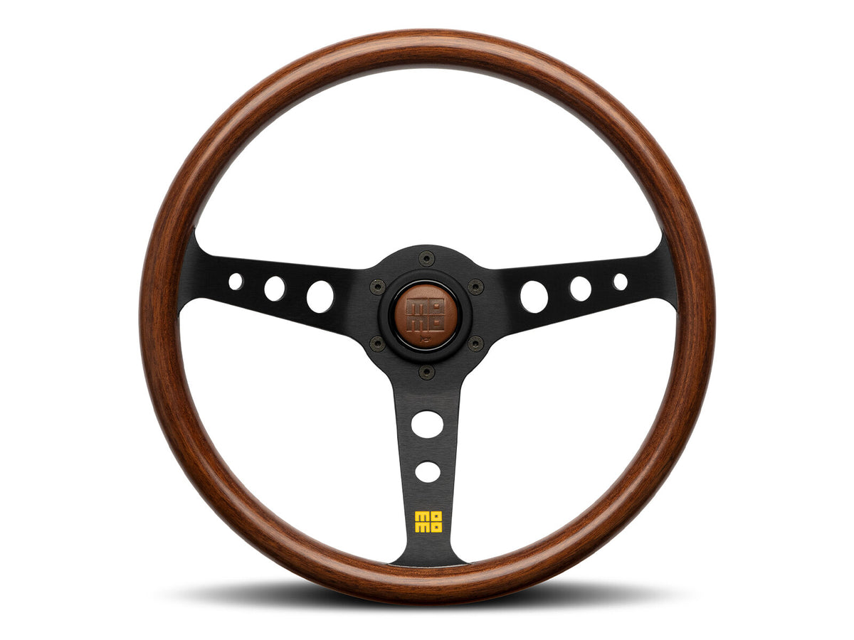 Porsche 911 912 912E 914 924 928 944 964 968 993 1963-97 Non-Airbag Mod 07 Heritage Wood 350mm Steering Wheel MOMO