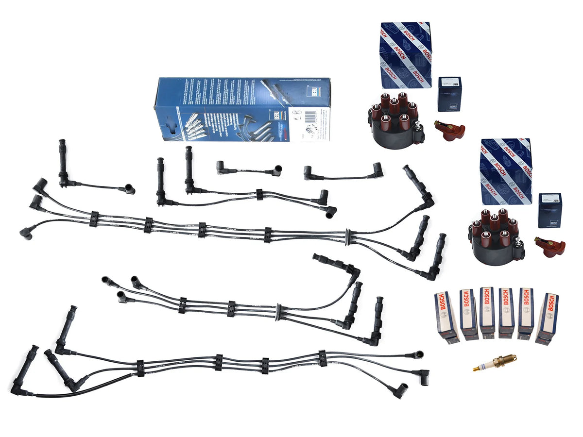 Porsche Ignition cable set + ignition distributor + spark plugs for Porsche 993 Carrera SET