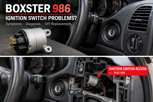 Porsche Boxster 986 ignition switch problems and RHD access guide