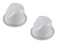 PORSCHE 2x trunk cap for PORSCHE 914 Targa roof lock holder WHITE L=R 914.559.227.10