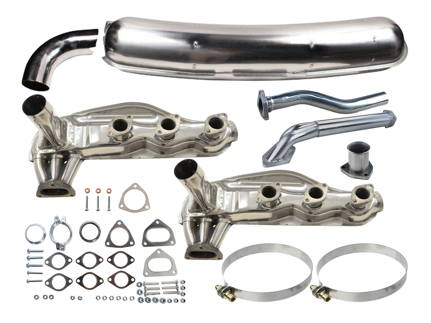 PORSCHE Exhaust set for PORSCHE 911 G 2.7 3.0 SC stainless steel 930.211.025.01
