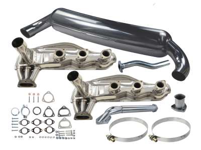 PORSCHE Exhaust set for PORSCHE 911 G 2.7 3.0 SC stainless steel double tailpipe 930.211.025.01