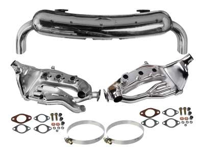 PORSCHE Exhaust kit for PORSCHE 911 F 2.0 2.2 2.4 stainless steel dual tailpipe 999.230.333.02