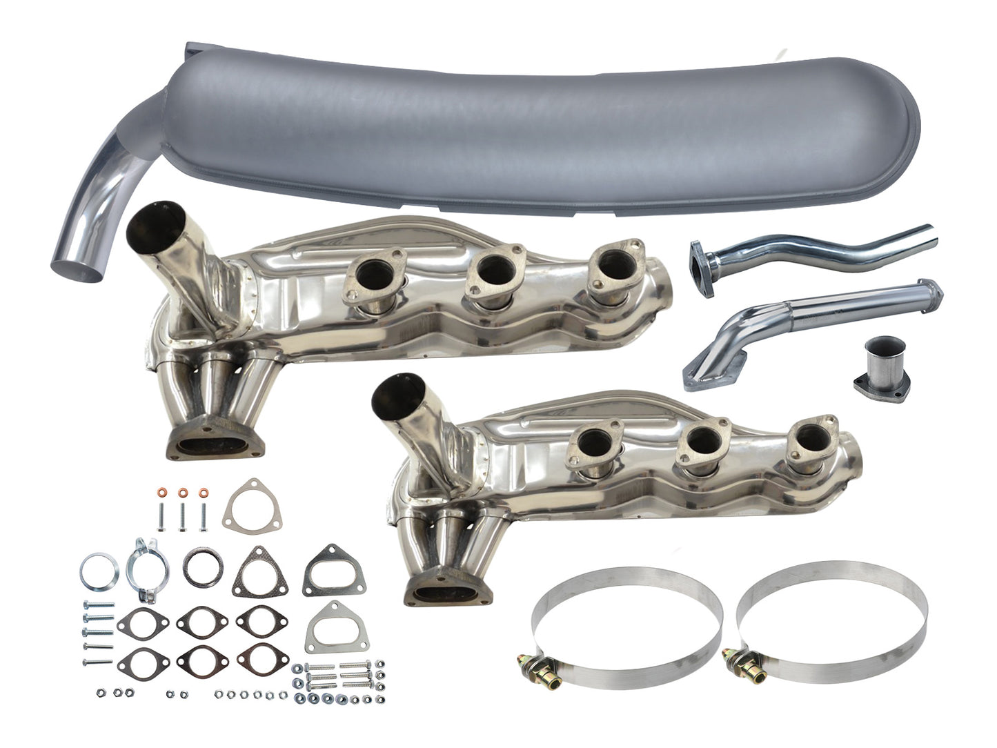 PORSCHE Exhaust set for PORSCHE 911 G 2.7 3.0 SC with replacement pipe 930.211.025.01