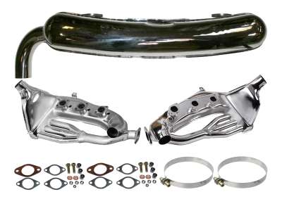 PORSCHE Exhaust set for PORSCHE 911 F/G 2.4 2.7 stainless steel 928.423.349.01