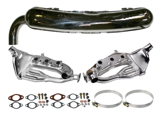PORSCHE Exhaust set for PORSCHE 911 F/G 2.4 2.7 stainless steel 928.423.349.01