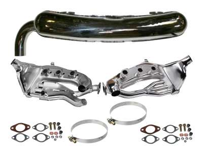 PORSCHE Exhaust set for PORSCHE 911 F/G 2.4 2.7 MFI stainless steel 911.628.114.03
