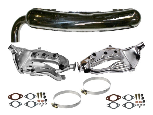 PORSCHE Exhaust set for PORSCHE 911 F/G 2.4 2.7 MFI stainless steel 911.628.114.03