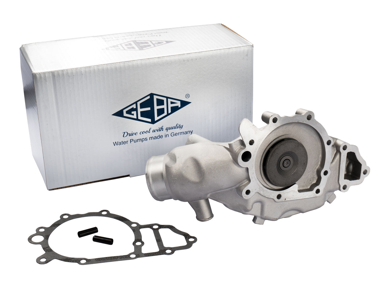 PORSCHE Water pump for PORSCHE 924S 944 2.5 944S + gasket GEBA 944.106.021.13