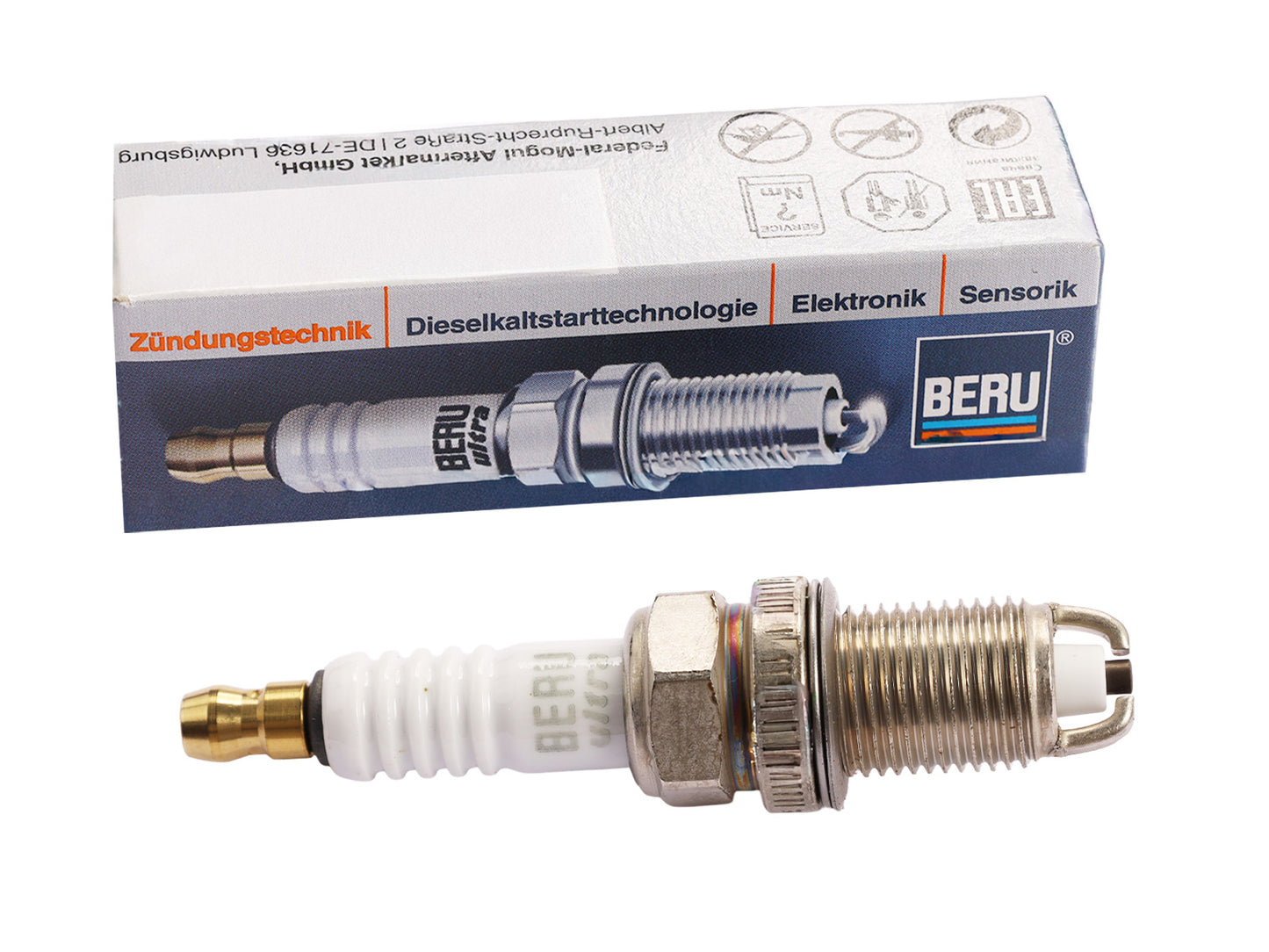 PORSCHE 1x Spark plug for PORSCHE 964 993 turbo 3.6 996 GT3 BERU 999.170.195.90