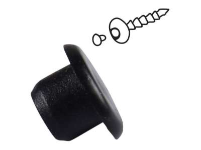 Porsche 4x cover cap plug for Porsche 911 G 964 Targa roof seal 999.591.384.40