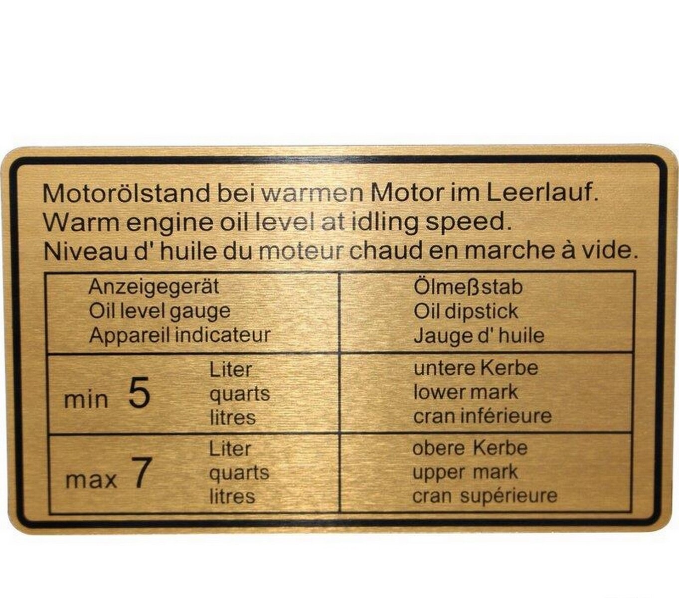 porsche-911-914-oil-level-label-1x-partworks-90100_911-914_90100650401