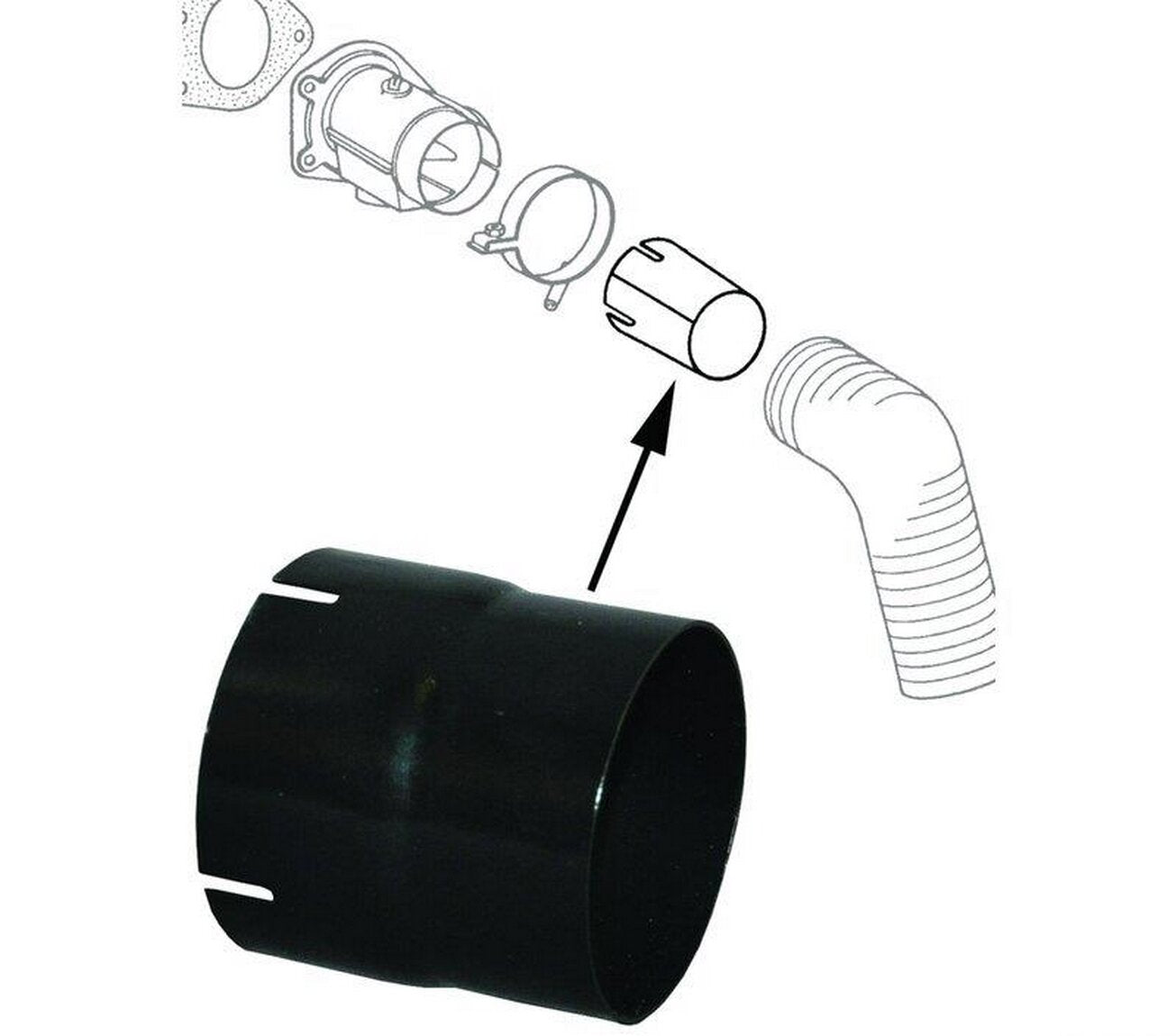 porsche-911-911-turbo-heater-flap-box-pipe-connect_911-930_91165911901