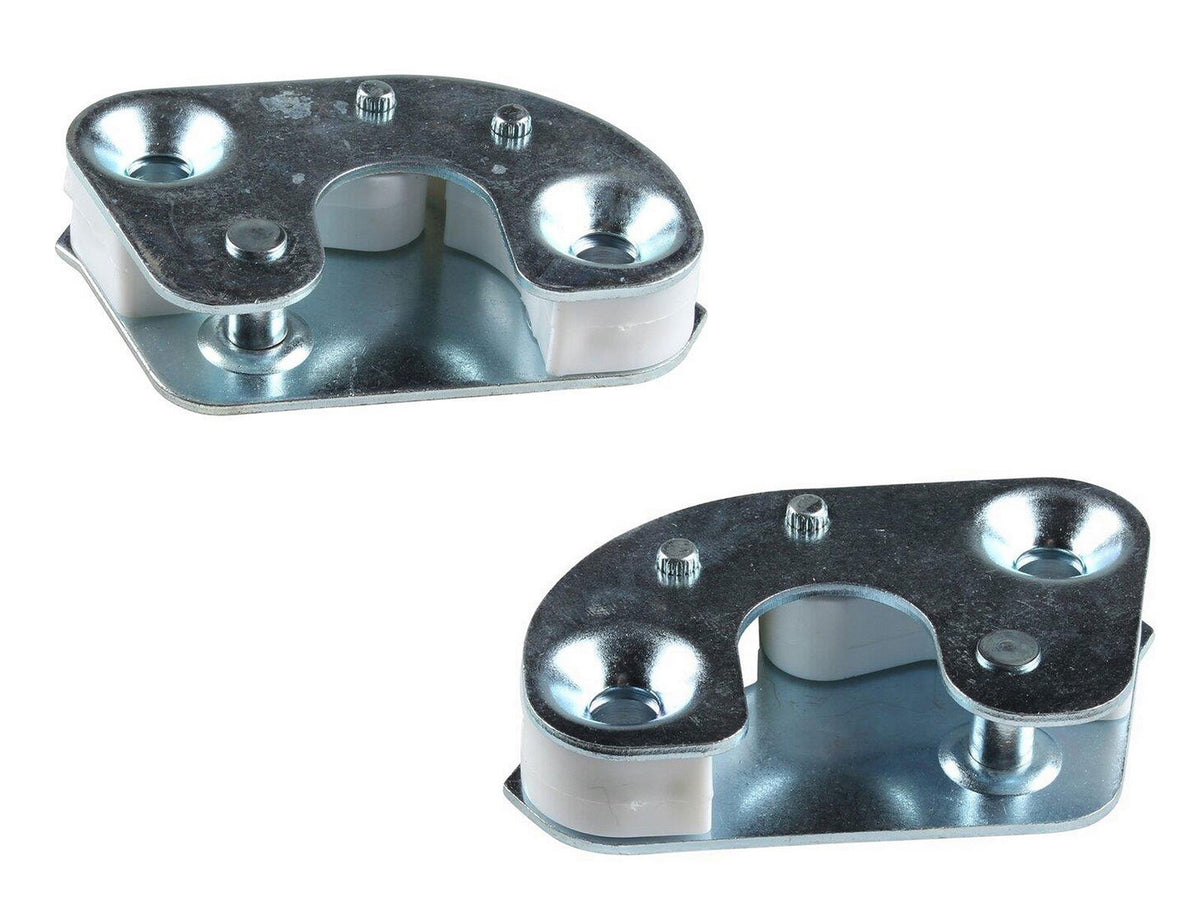 Porsche 911 912E 964 993 1969-97 Door Lock Striker Pair Silver 90153170101 partworks