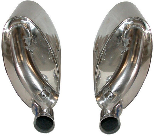 Porsche 993 1994-97 Stainless Steel Sport Rear Silencers Left and Right Motorsport 99311104614 JP Dansk