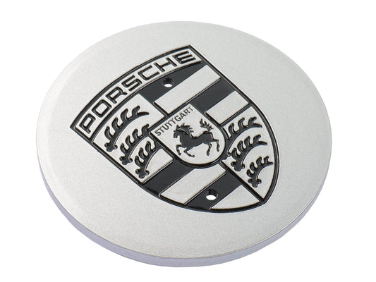 Porsche 928 964 968 993 1988-97 Silver Wheel Centre Cap Black Crest 9933613030061M Porsche