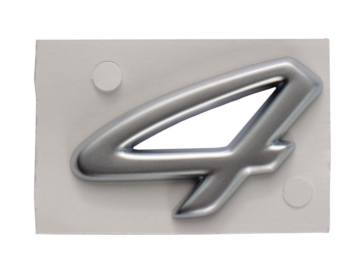 Porsche 993 1994-97 Carrera 4 Badge Matt Silver 993559241014PU Porsche
