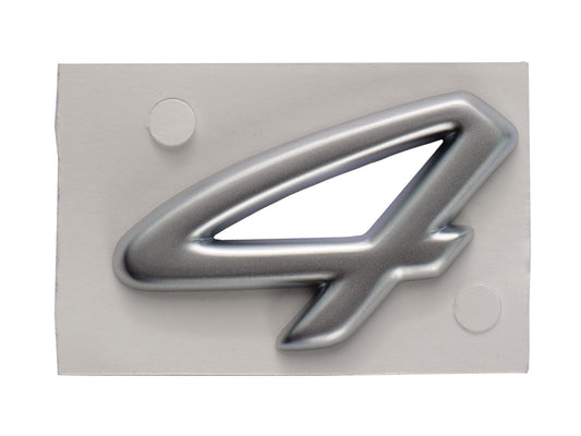 Porsche 993 1994-97 Carrera 4 Badge Matt Silver 993559241014PU Porsche