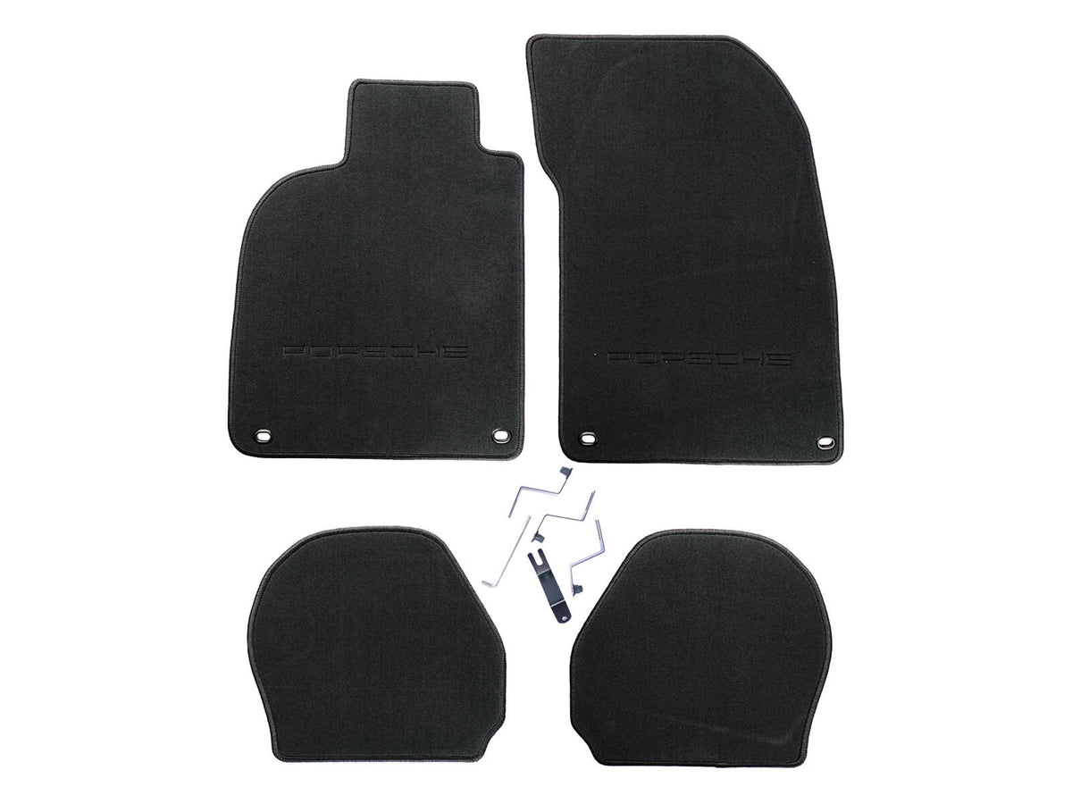 Porsche 964 993 1988-97 LHD Black Floor Mat Set 000043152125FV Porsche