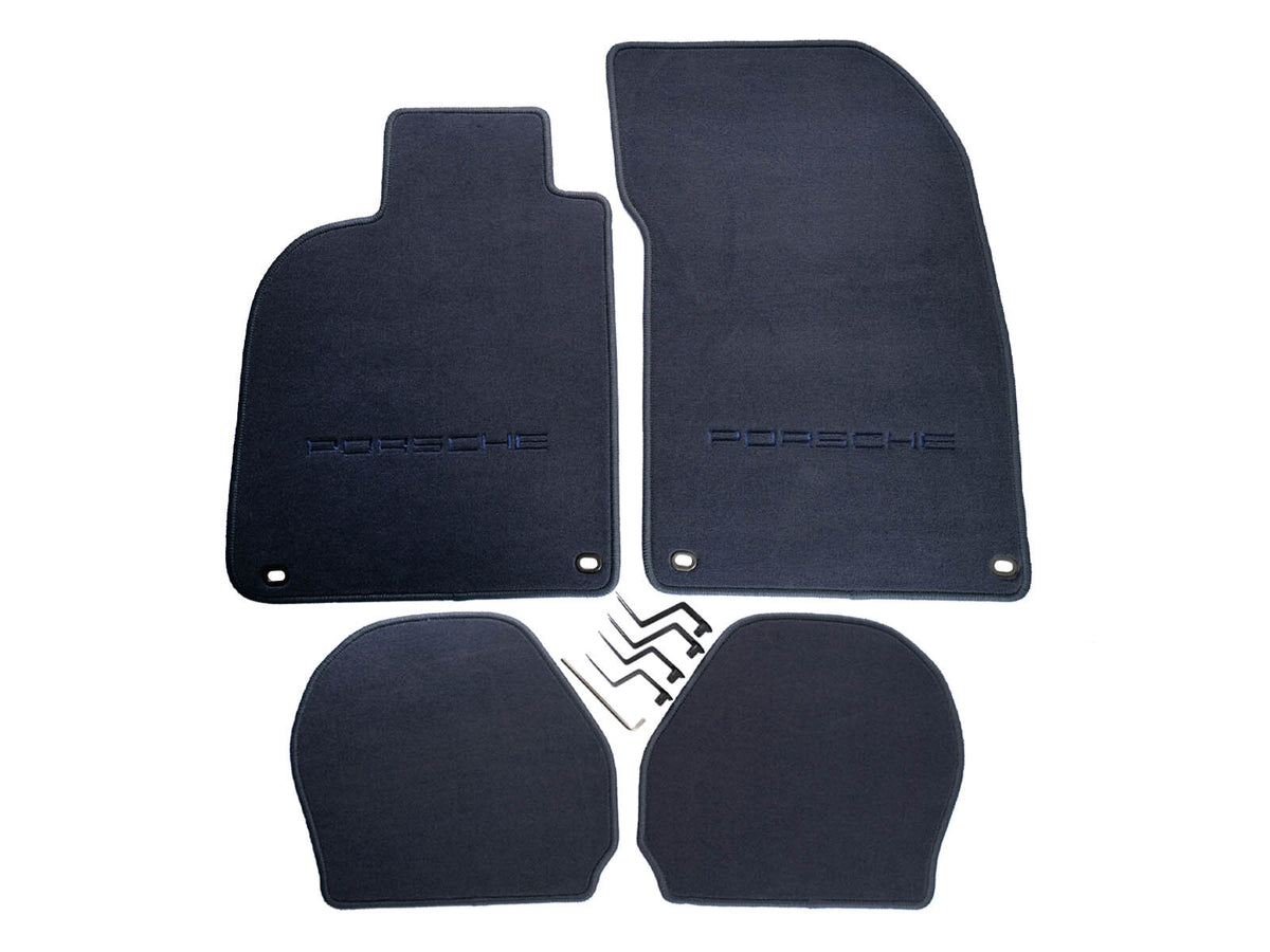 Porsche 964 993 1988-97 LHD Night Blue Floor Mat Set 000043152128HP Porsche