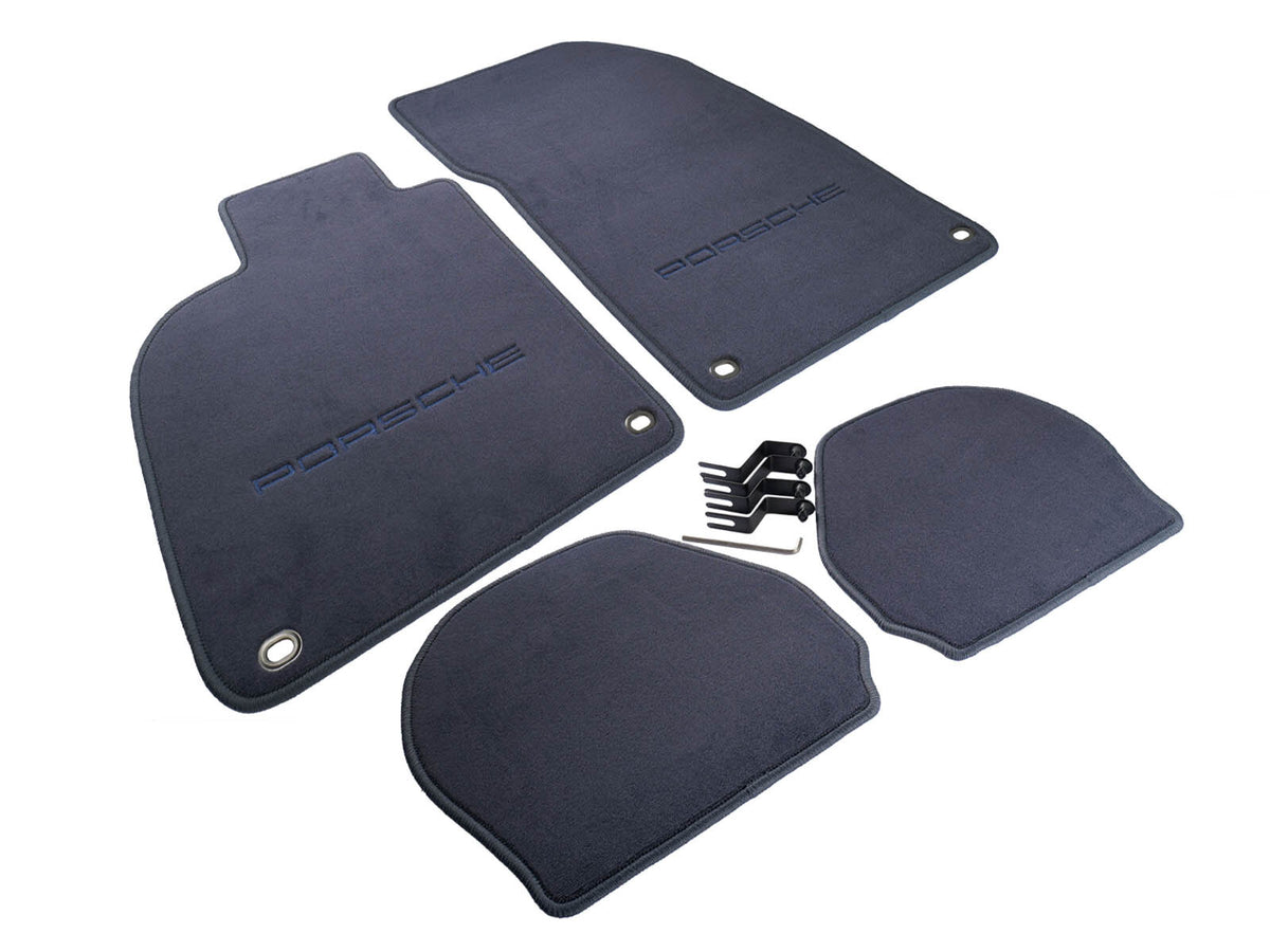 Porsche 964 993 1988-97 LHD Night Blue Floor Mat Set 000043152128HP Porsche