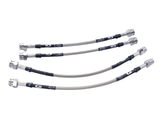 Porsche 911 930 1966-89 Braided Stainless Steel Brake Hose Set 90135563202 Goodridge