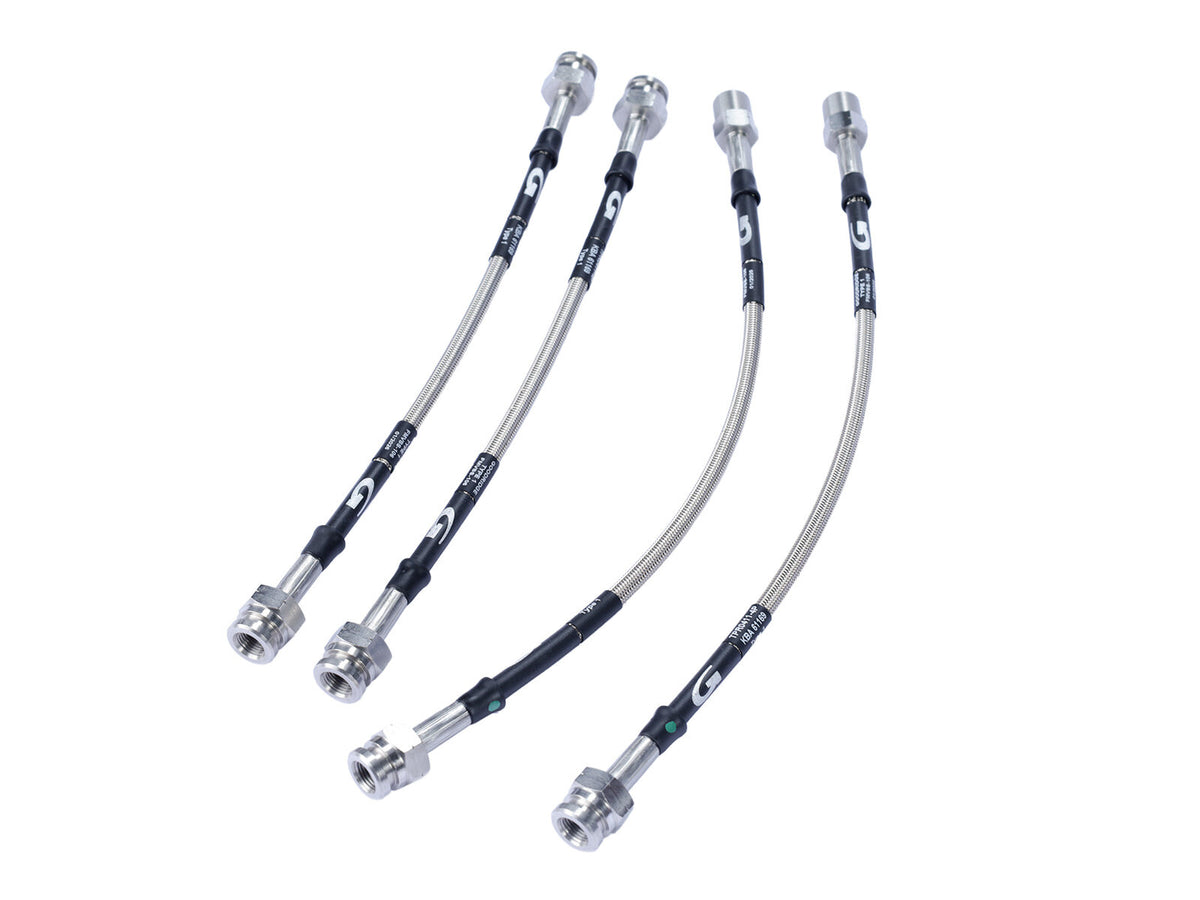 Porsche 911 930 1966-89 Braided Stainless Steel Brake Hose Set 90135563202 Goodridge