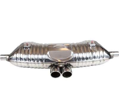 PORSCHE Boxster 986 OE style Rear silencer TÜV STAINLESS STEEL 99611114105