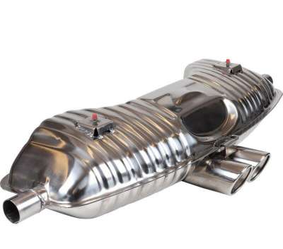 PORSCHE Boxster 986 OE style Rear silencer TÜV STAINLESS STEEL 99611114105