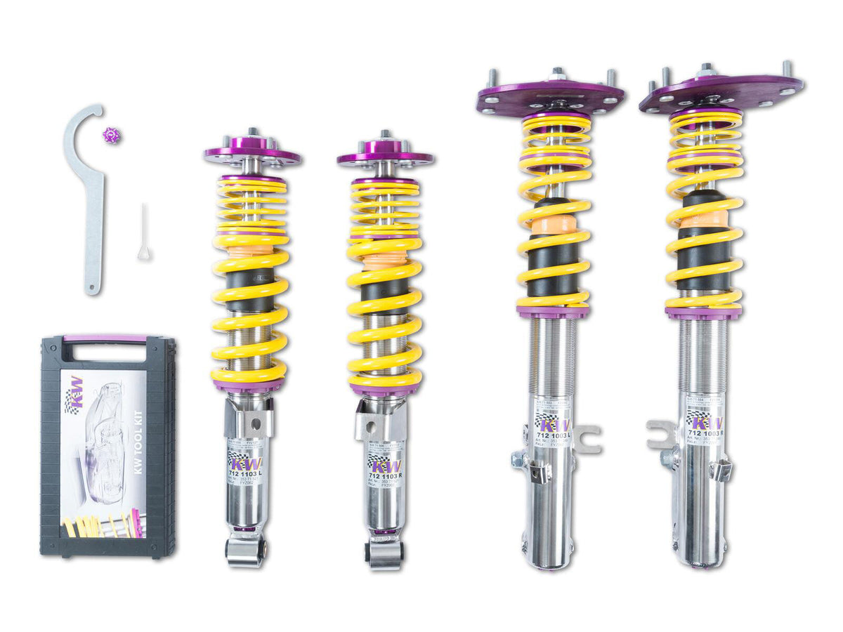 Porsche 993 1994-97 Carrera 4 Turbo V3 Clubsport Coilover Suspension Kit KW