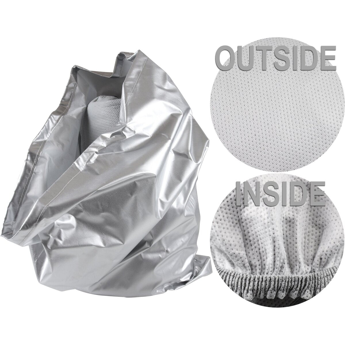 Porsche 911 F G 912 912E 964 991 993 996 1963-2020 Grey Five-Layer Indoor Outdoor Car Cover JP Dansk