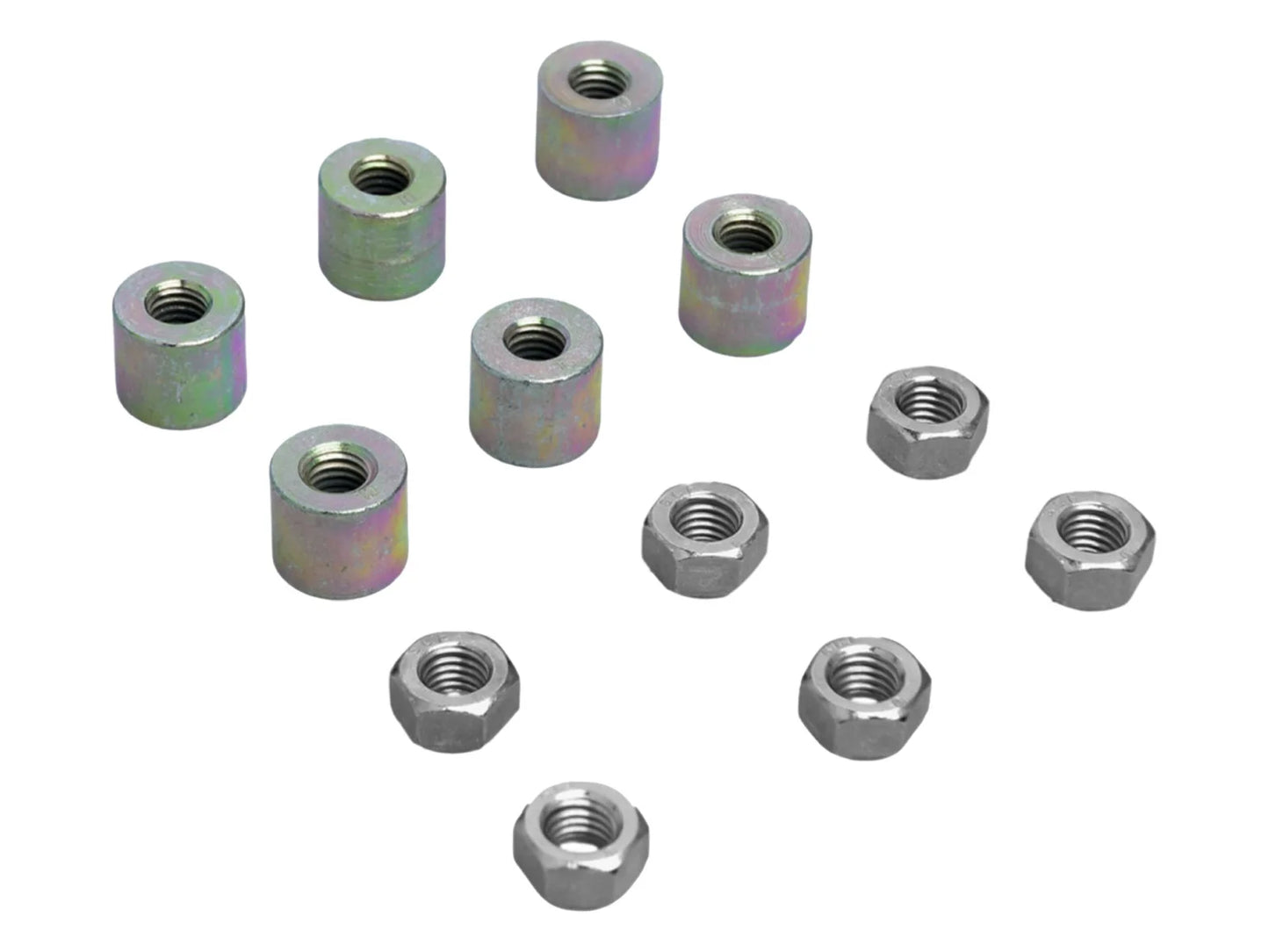 Porsche 911 F/G SC 930 964 993 99908500103 SET 12x Heat exchanger nuts