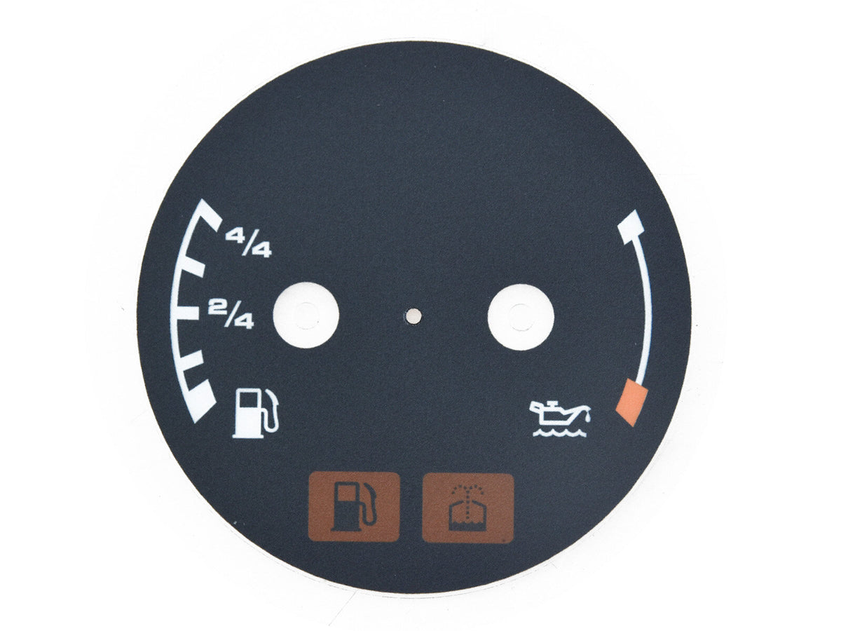 Porsche 964 993 1988-97 Fuel and Oil Temperature Gauge Dial 964641202X partworks