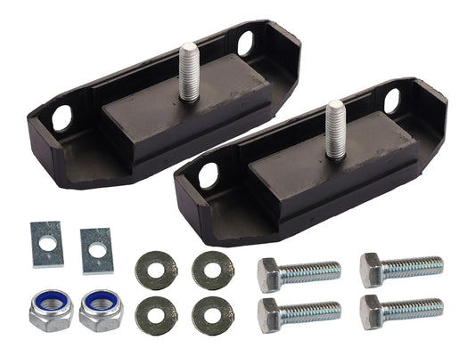Porsche 924 944 968 rear axle top mounting block mount  + bolt set 95133308832