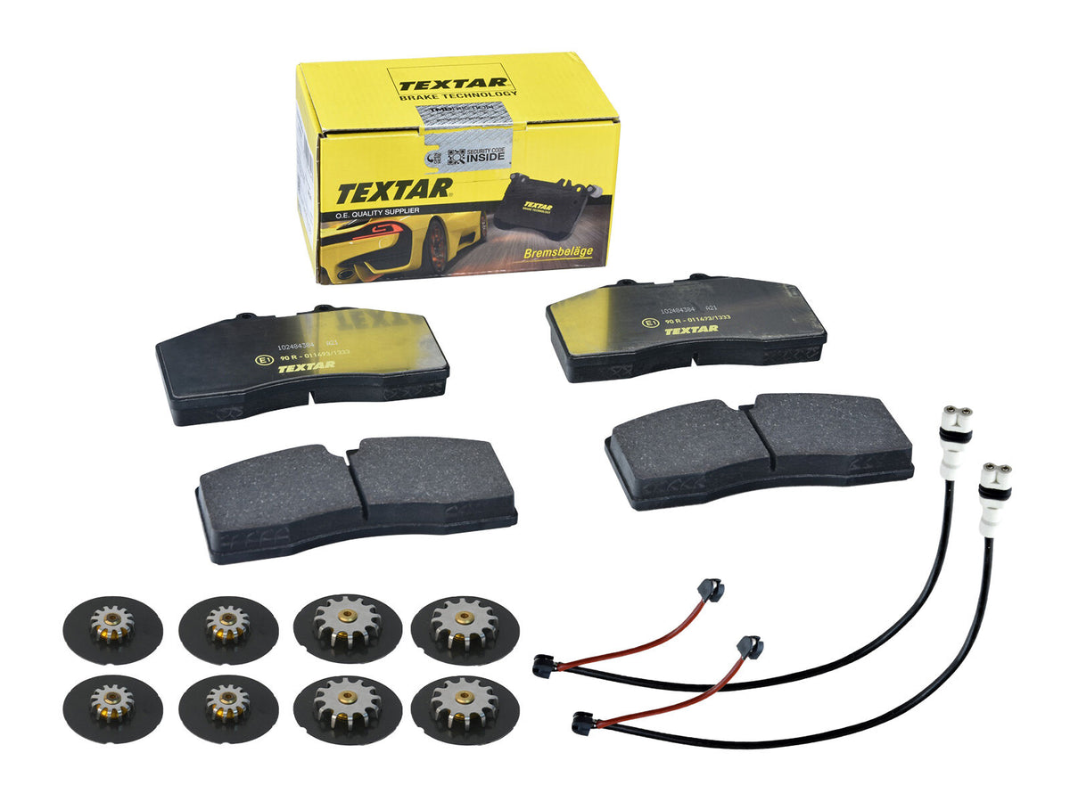 Porsche 964 993 1990-97 Front Brake Pad and Damping Plate Kit 92835193006 Textar