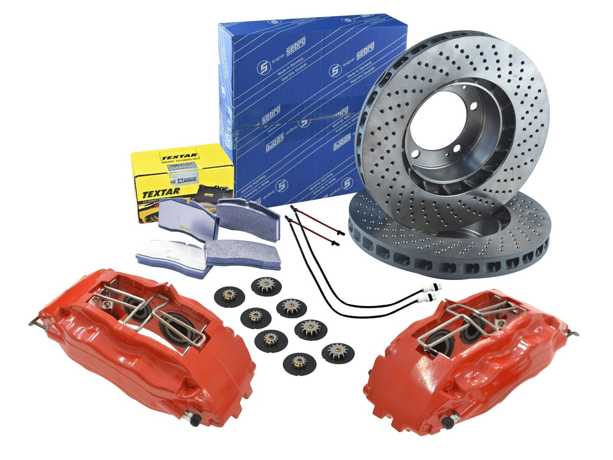 Porsche 993 1994-97 Front Big Red Brake Conversion Kit 96435109601 partworks Markenset