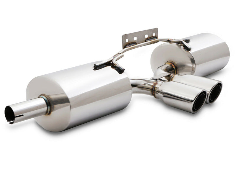 Porsche Boxster 986 Sports Exhaust muffler / Silencer with chrome tips DesignTEk
