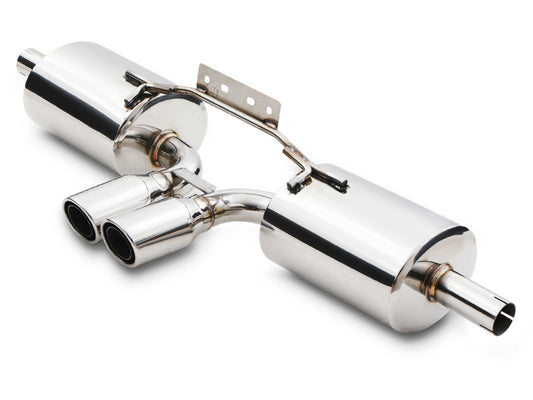 Porsche Boxster 986 Sports Exhaust muffler / Silencer with chrome tips DesignTEk
