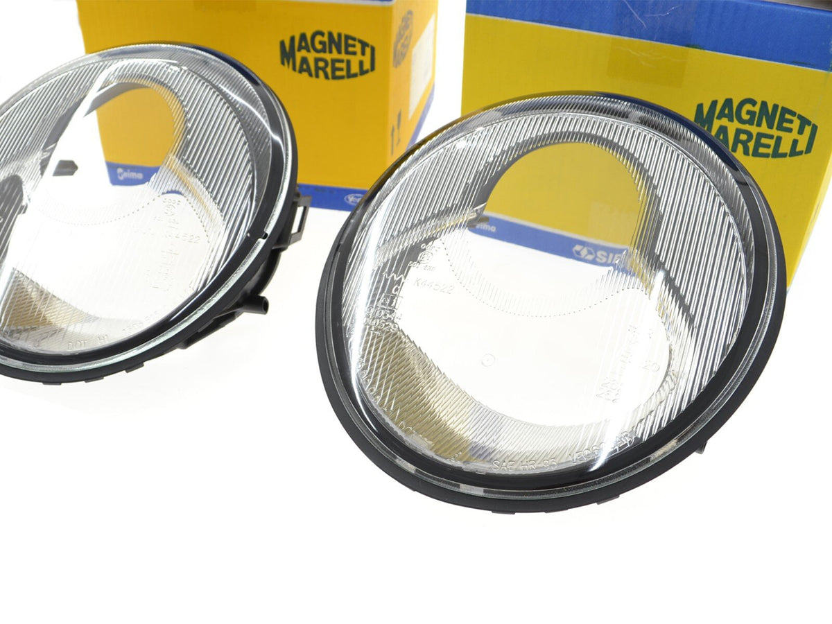 Porsche 993 1994-97 LHD Headlight Lens Pair 99363190200 Magneti Marelli