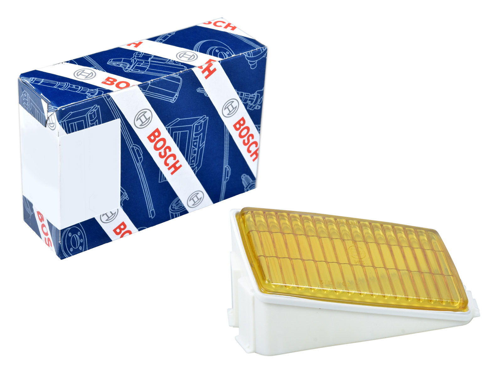 PORSCHE Fog light lens for PORSCHE 911 3.2 930 '84-'89 YELLOW BOSCH LEFT 911.631.941.00