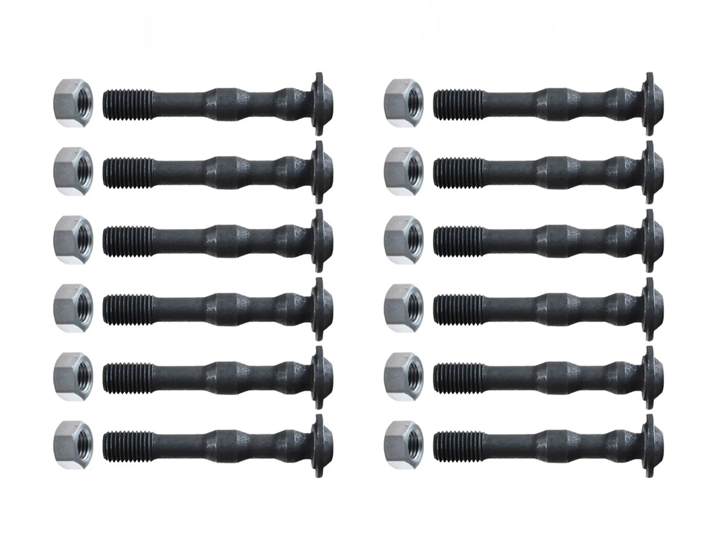 Porsche 911 2.4 2.7 SC 3.0 OE 12x connecting conrod rod bolt + connecting rod nut for manufacturer 90110317302