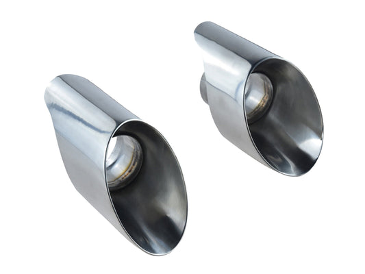 Porsche 993 1994-97 Exhaust Tailpipe Trims Pair 99311125113 JP Dansk