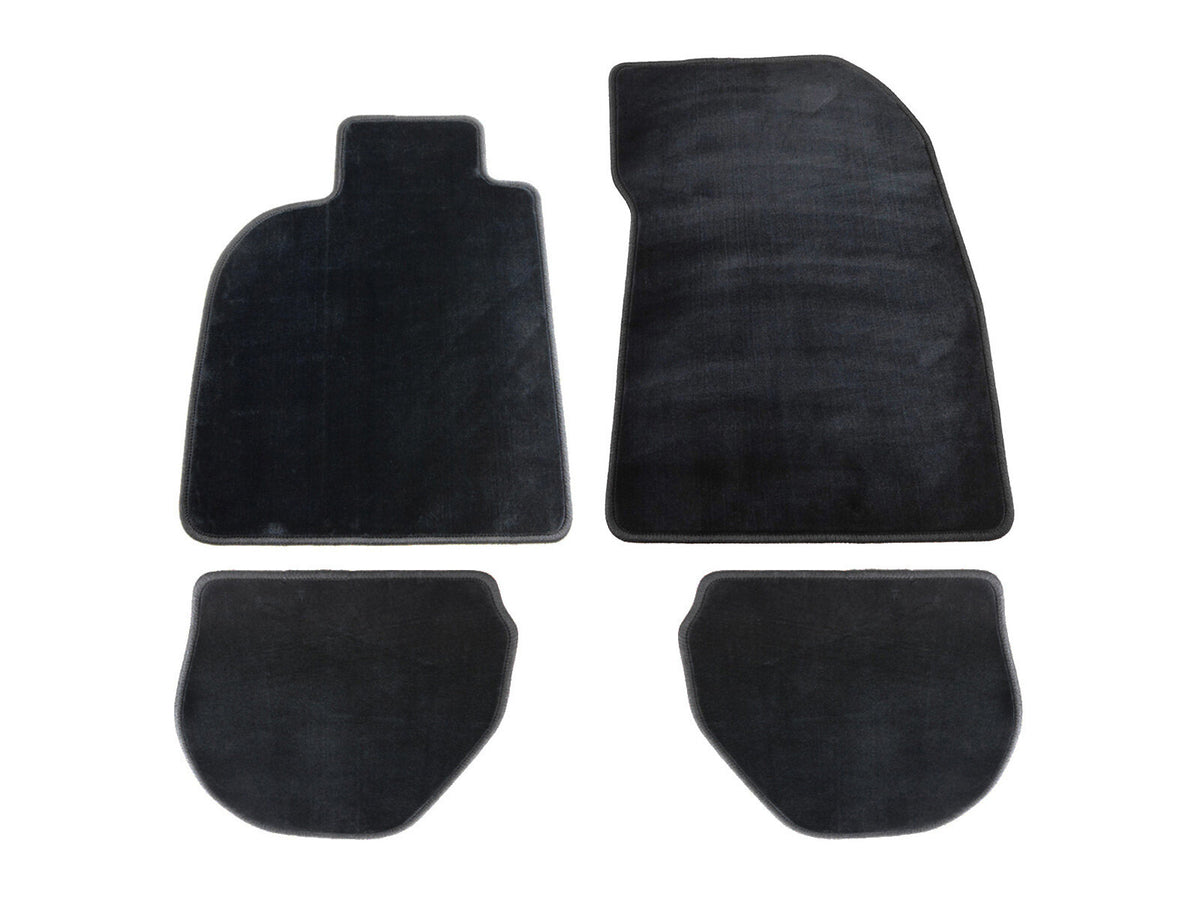Porsche 964 993 1988-97 LHD Black Floor Mat Set 4 Piece 96455101200 partworks