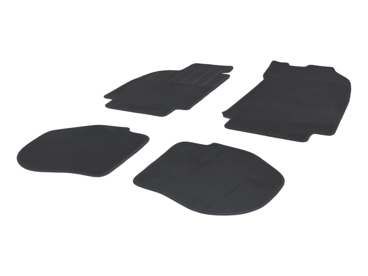 Porsche 964 993 1988-97 LHD Black Velour Floor Mat Set with Heel Protector 96455101200 partworks
