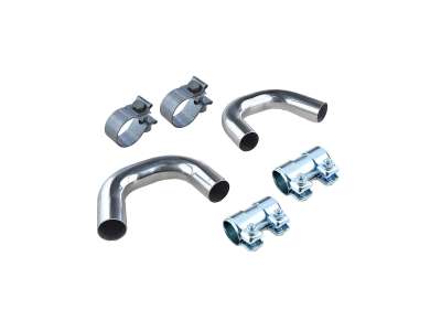 PORSCHE 986 2.5 Boxster Cat Exhaust stainless connecting pipes + clamps 99611111001