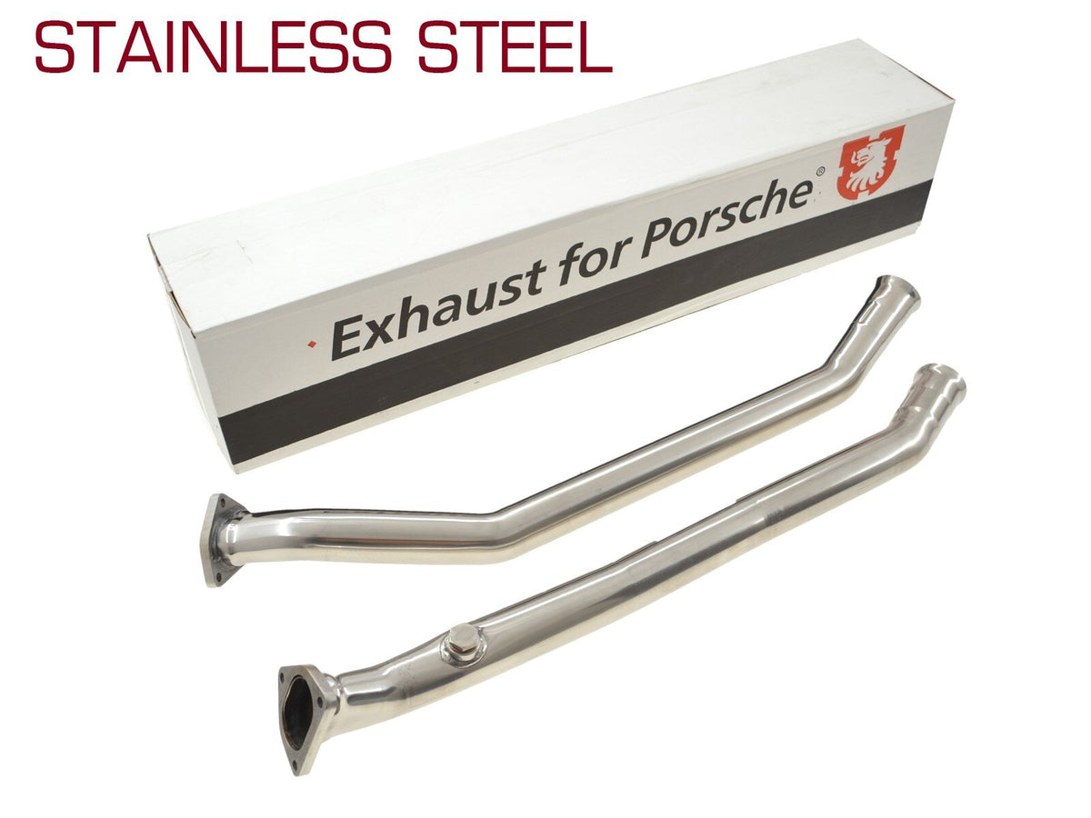 Porsche 993 1993-97 Bischoff Stainless Steel Cat Delete Cross Pipes Motorsport 99311321316 JP Dansk