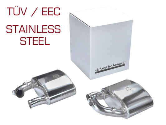 Porsche 993 1993-97 Stainless Steel Sport Rear Silencers 99311199300 JP Dansk